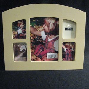 BURNES SONESTA IVORY EASEL BACK COLLAGE FRAME - NIB